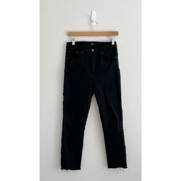 Grlfrnd Denim Reed High Waist Skinny Jeans in Black Magic Woman 28