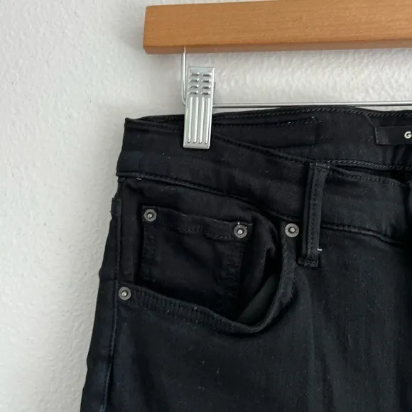 Grlfrnd Denim Reed High Waist Skinny Jeans in Black Magic Woman 28