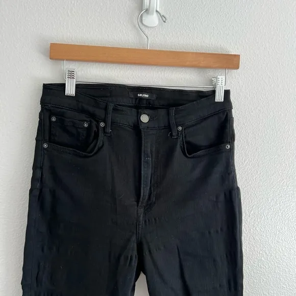 Grlfrnd Denim Reed High Waist Skinny Jeans in Black Magic Woman 28