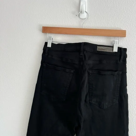 Grlfrnd Denim Reed High Waist Skinny Jeans in Black Magic Woman 28