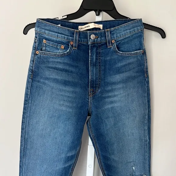 GRLFRND 'Kendall' High Rise Stretch Skinny Jeans in Color Central Park 26