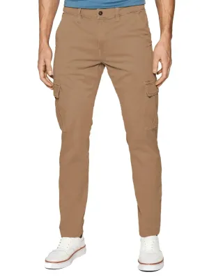 Guess Men's Lonta Classic Cargo Pants Wallnut Shell
