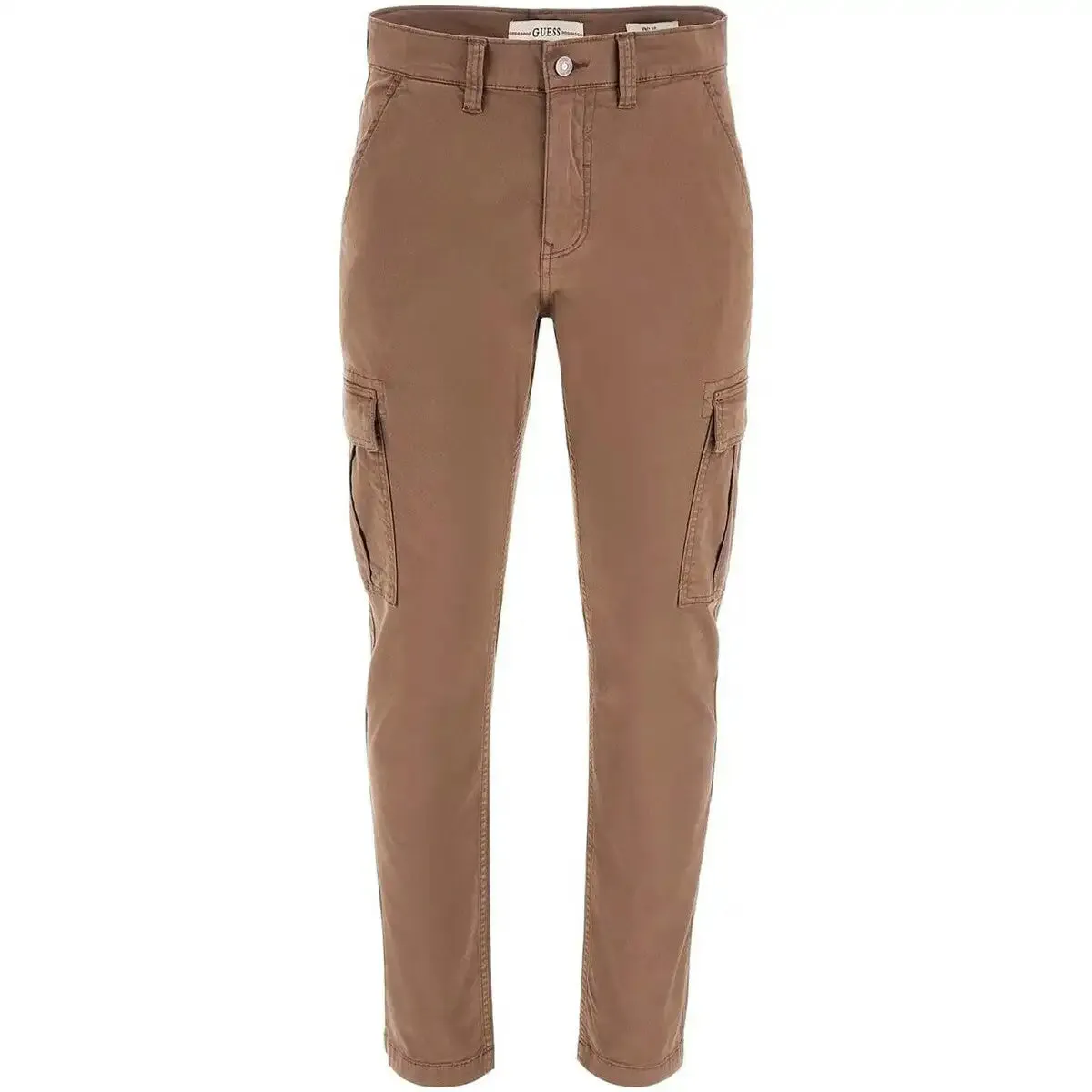 Guess Men's Lonta Classic Cargo Pants Wallnut Shell