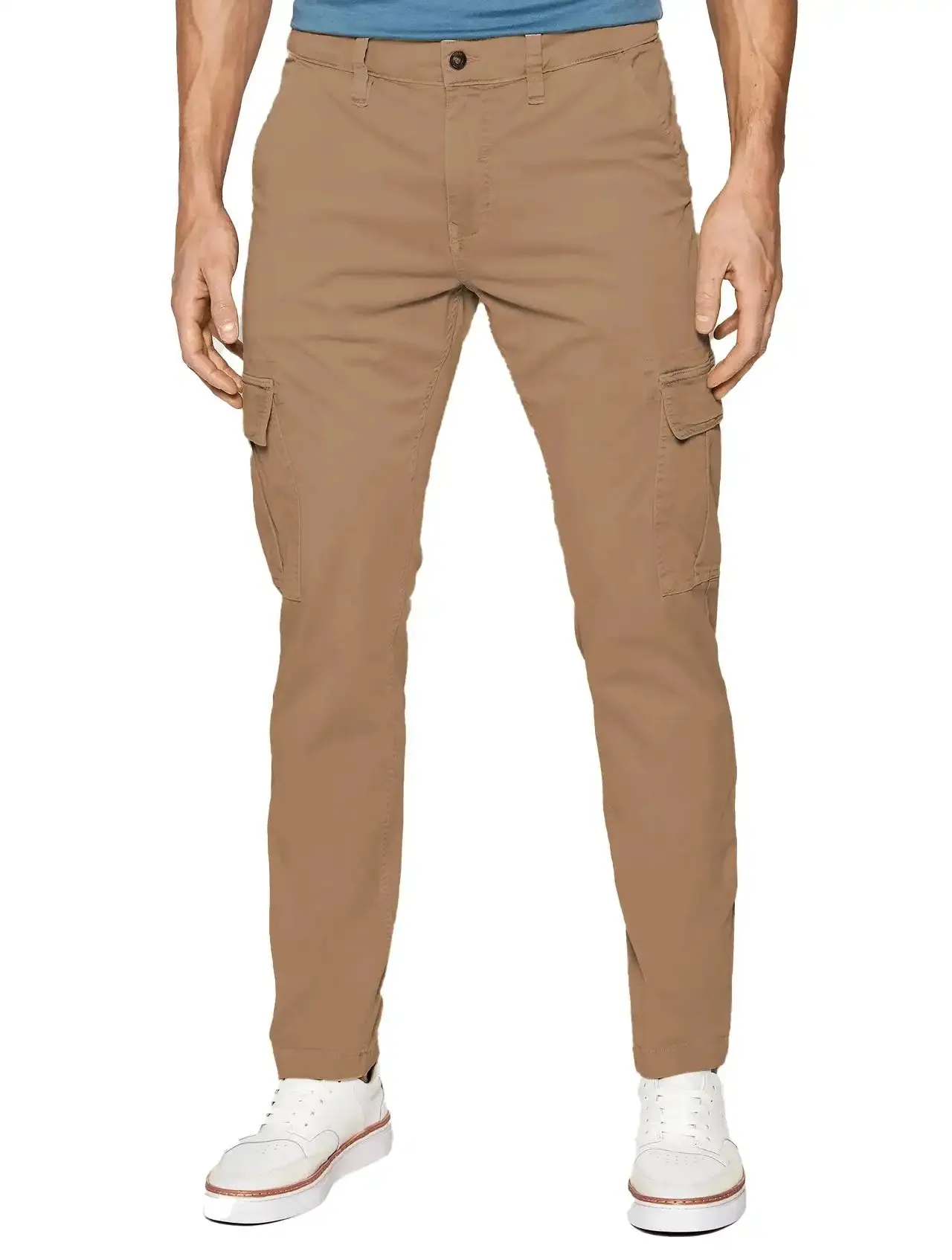 Guess Men's Lonta Classic Cargo Pants Wallnut Shell
