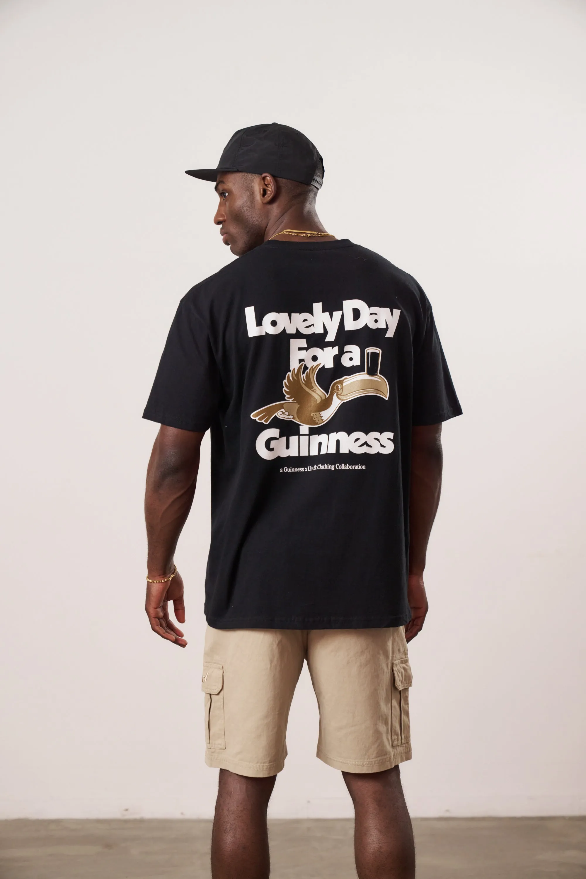 Guinness x UN:IK 'Lovely Day' Tee - Black