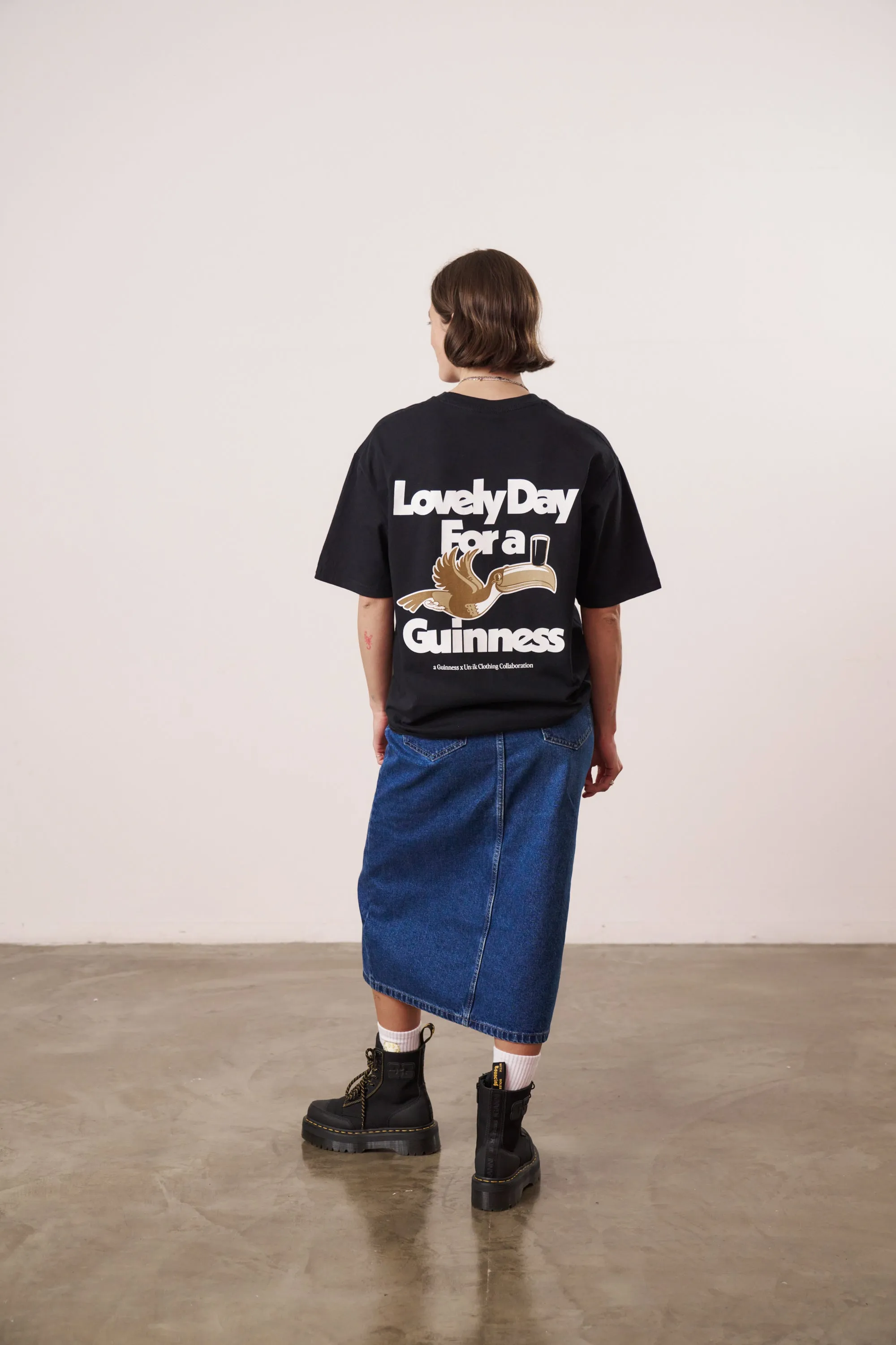 Guinness x UN:IK 'Lovely Day' Tee - Black