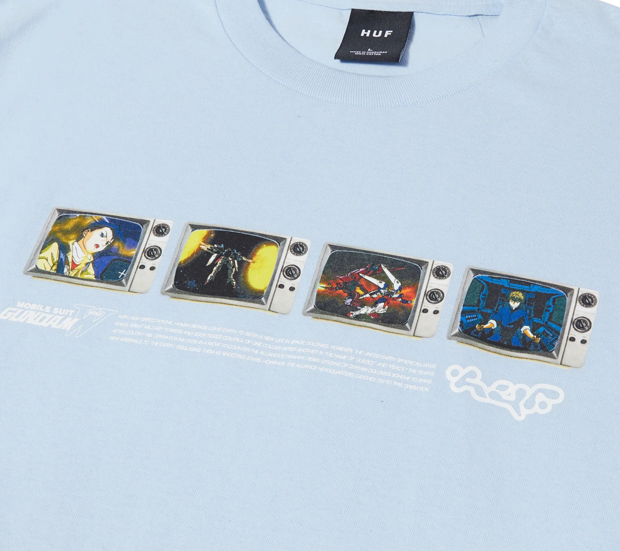 Gundam Wing x HUF Broadcasting Live T-Shirt