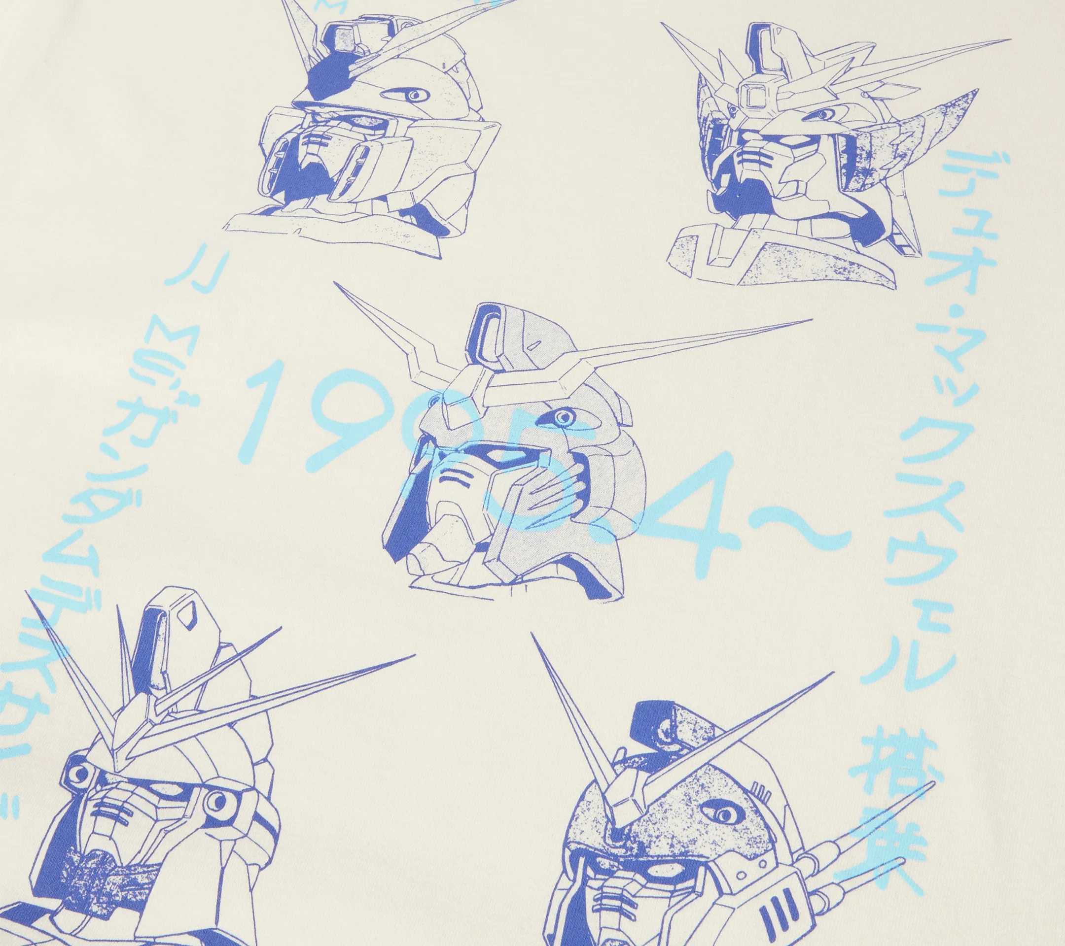 Gundam Wing x HUF Wing Heads T-Shirt