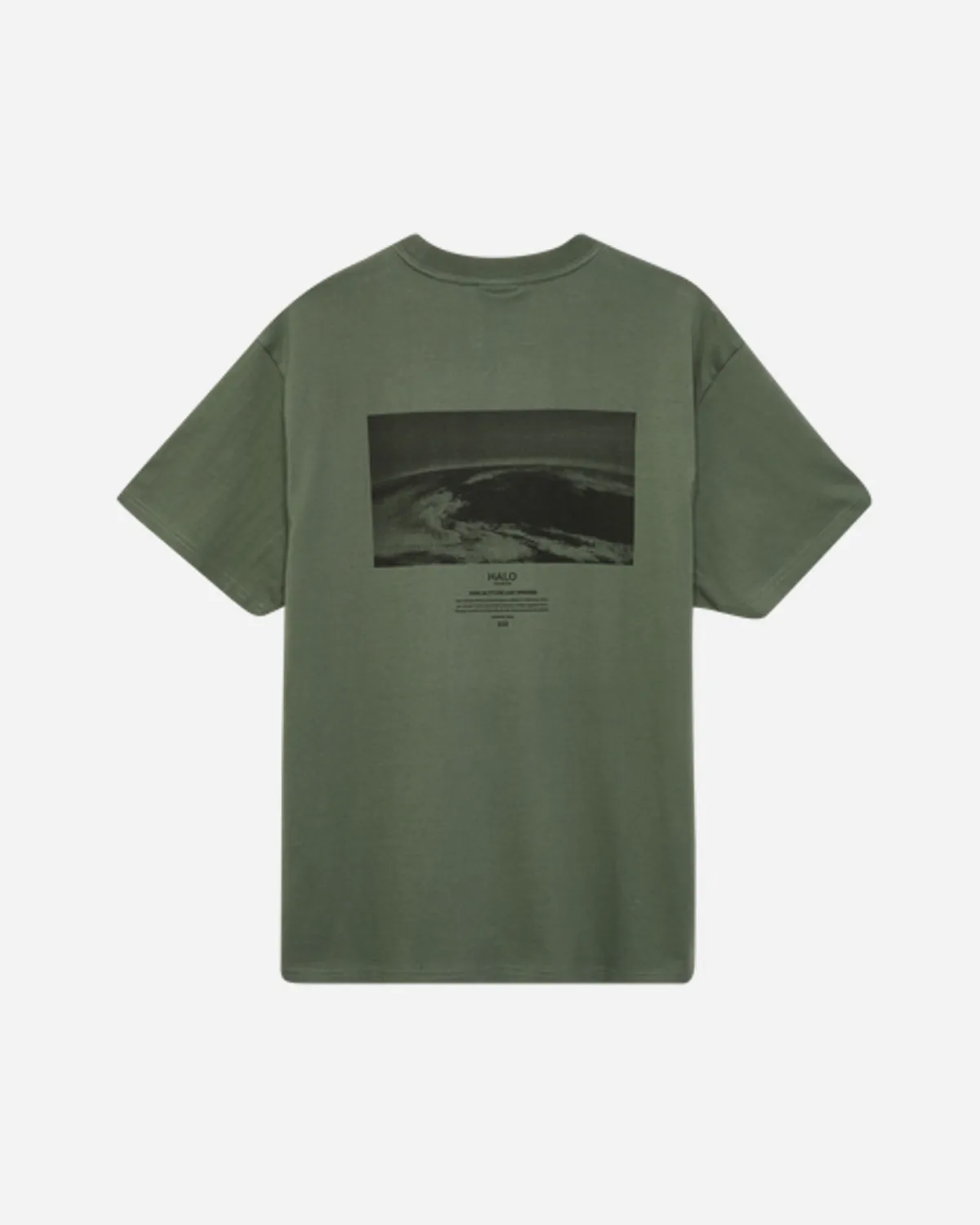 Halo Logo Photo Graphic T-Shirt - Agave Green
