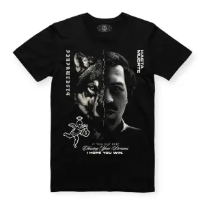 Hasta Muerte Elite Men PB Half Wolf T-shirt (Black)