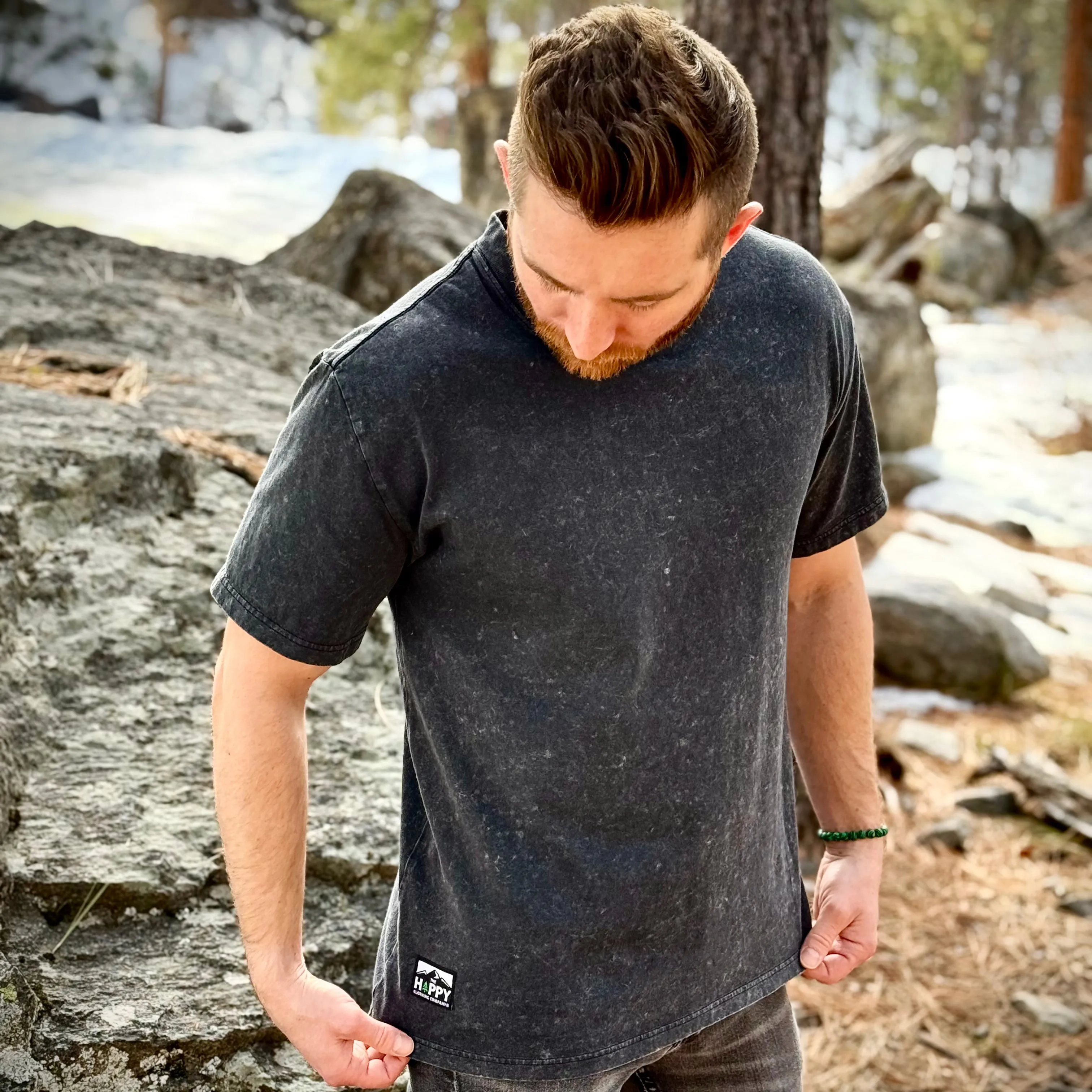 Heavyweight Oversized Stone Wash Cotton Tee