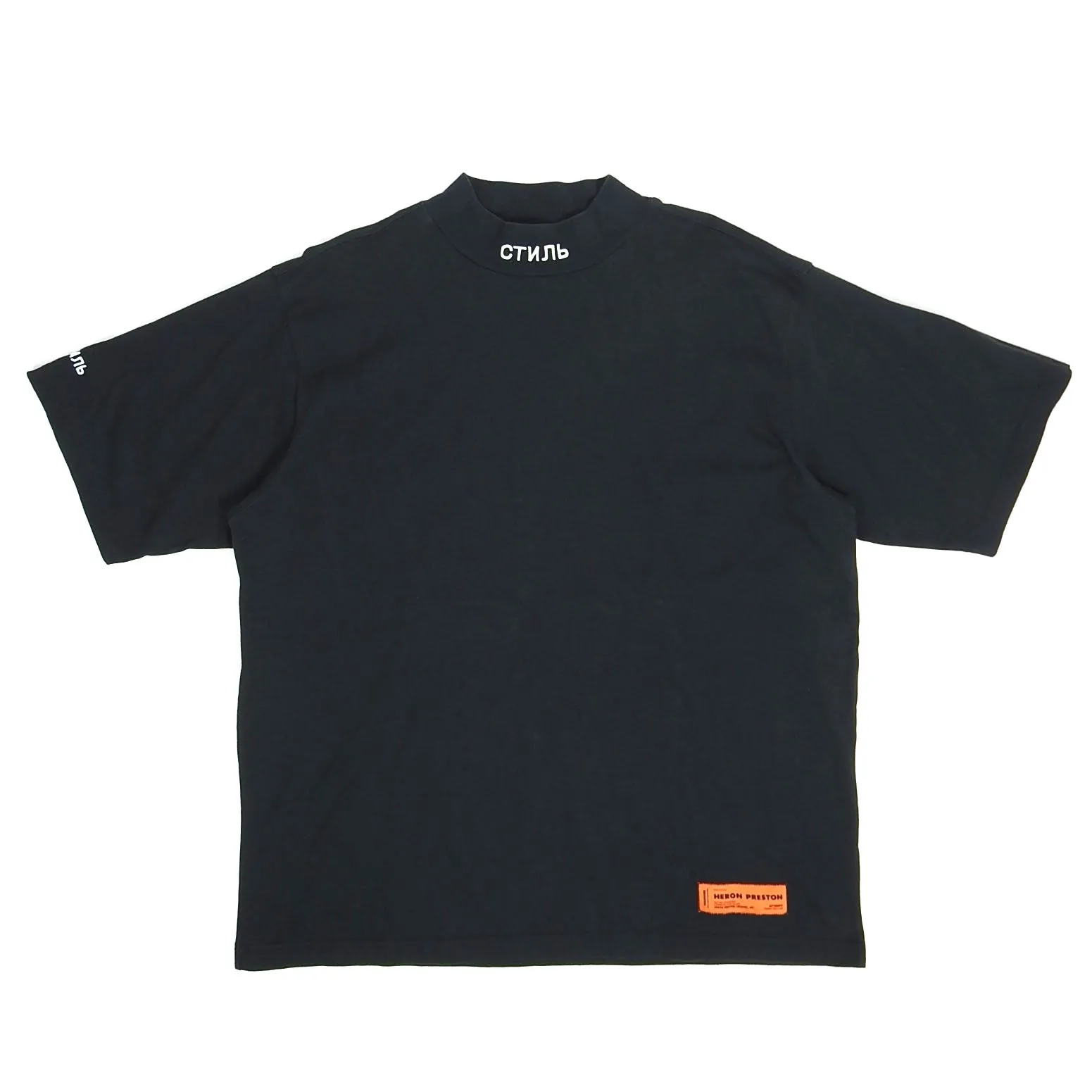 Heron Preston Mockneck T-Shirt Size Large