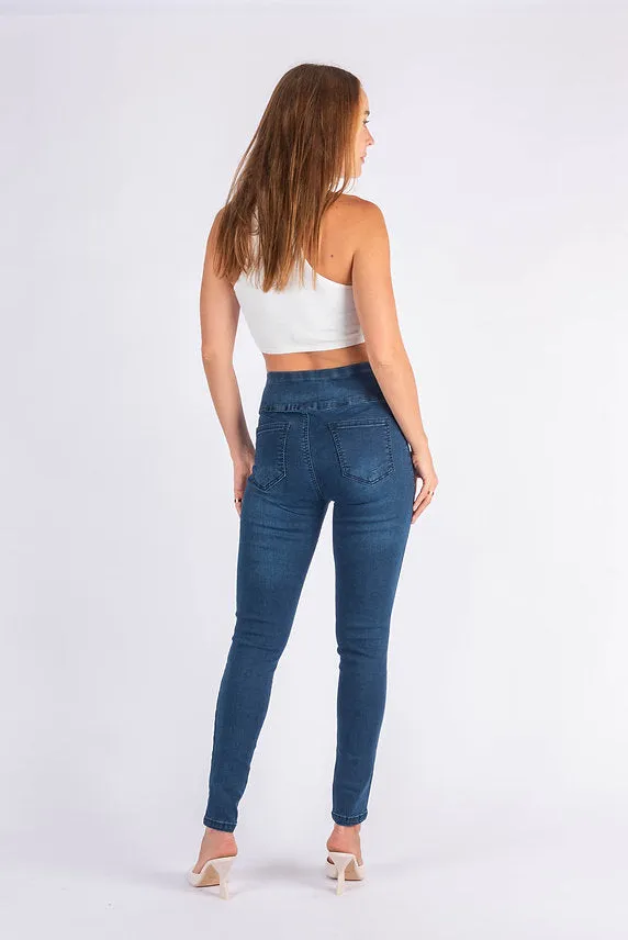 High Rise Skinny - Dark Denim