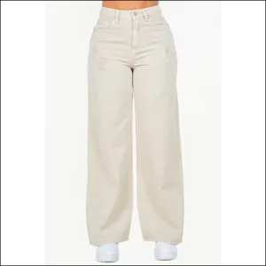 High Waist Distressed Wide Leg Jeans: where Comfort Meets Catwalk Chaos! 😂