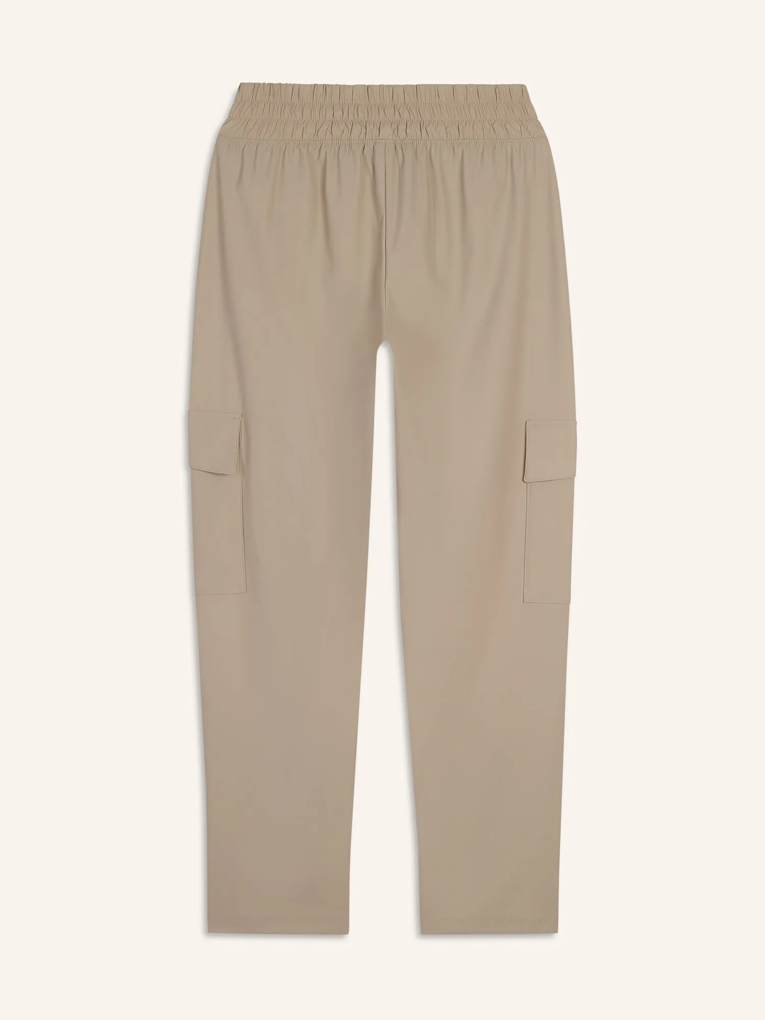 High-Waisted SleekTech Cargo Ankle Pants for Women