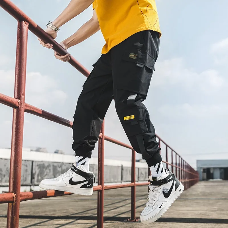 Hip Hop Cargo Pants Men
