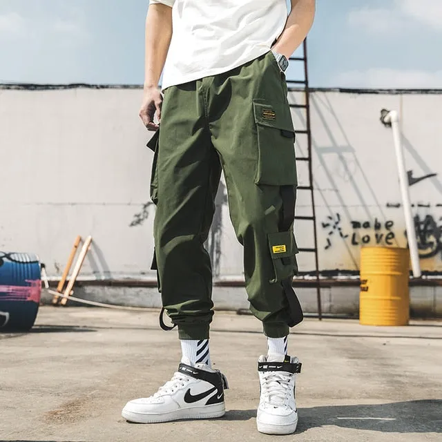 Hip Hop Cargo Pants Men