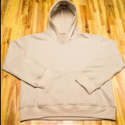 hip hop hoodies with fleece WARM winter mens kanye west hoodie sweatshirt swag solid Olive pullover