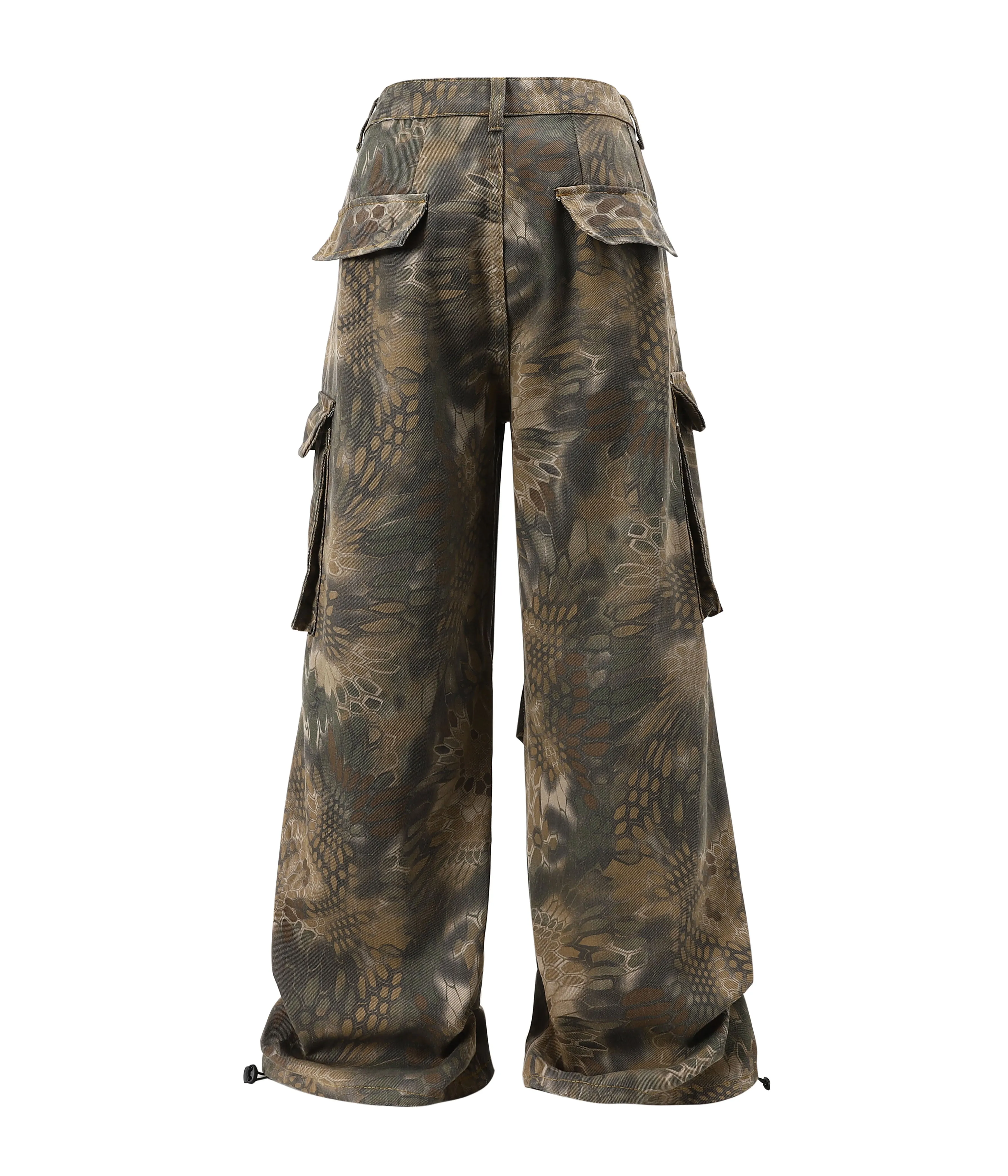 HONEYCOMB CAMO CARGO PANTS