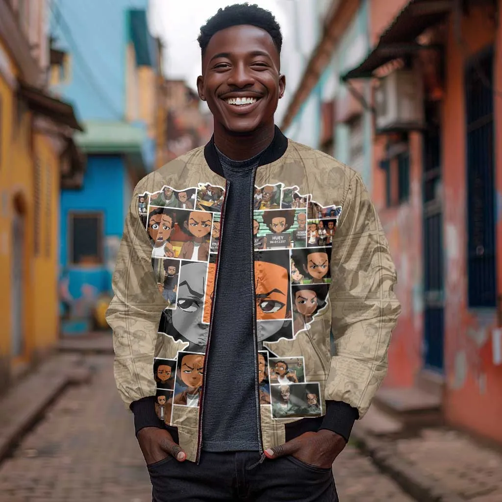 Honoring Huey Freeman - African American Bomber Jacket DT02
