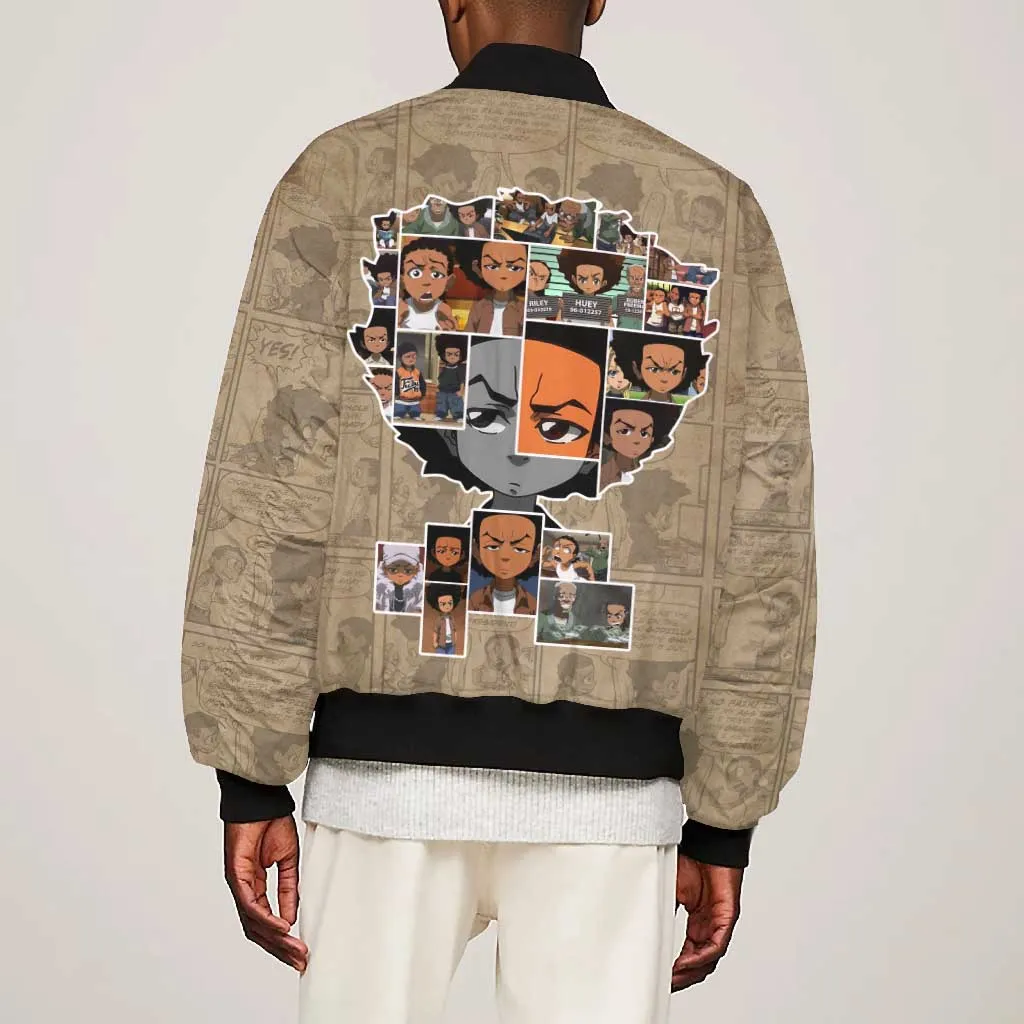 Honoring Huey Freeman - African American Bomber Jacket DT02