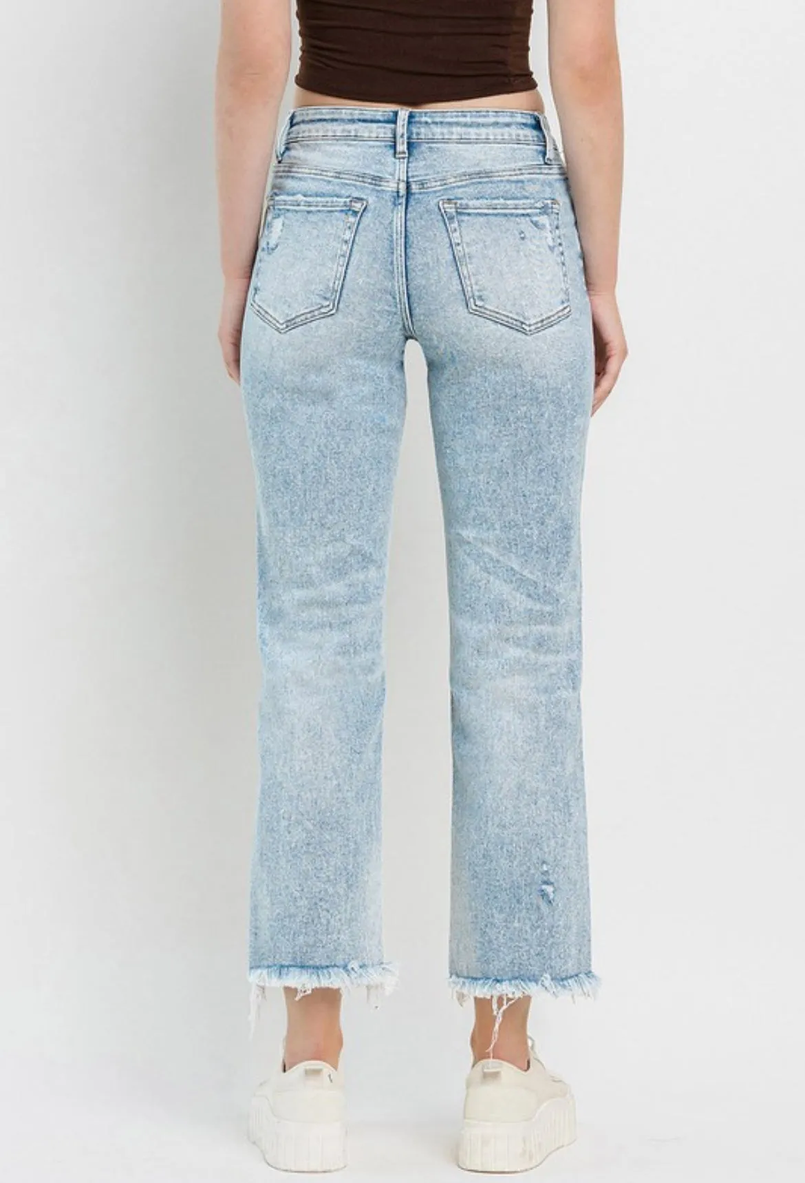 HR Ankle Straight Jeans