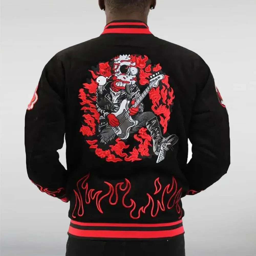 Hudson Bart Simpson Varsity Jacket