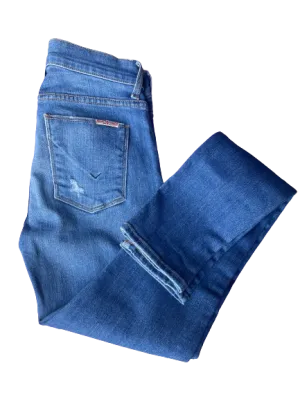 Hudson Distressed Skinny Jeans