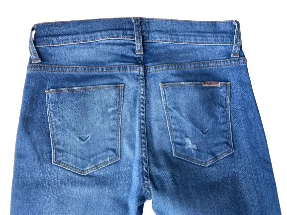 Hudson Distressed Skinny Jeans