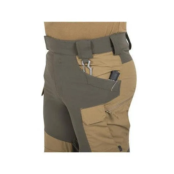 HYBRID OUTBACK PANTS - Coyote / Taiga Green A
