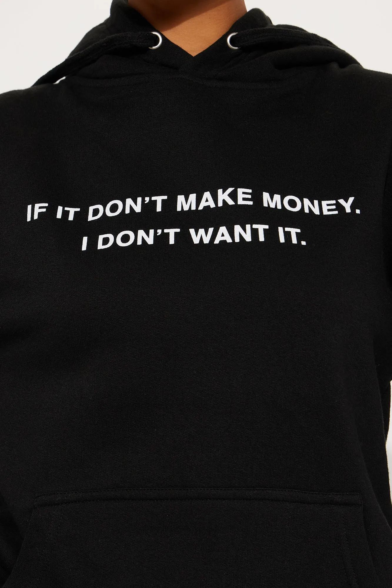 If It Don't Make Money Hoodie - Black