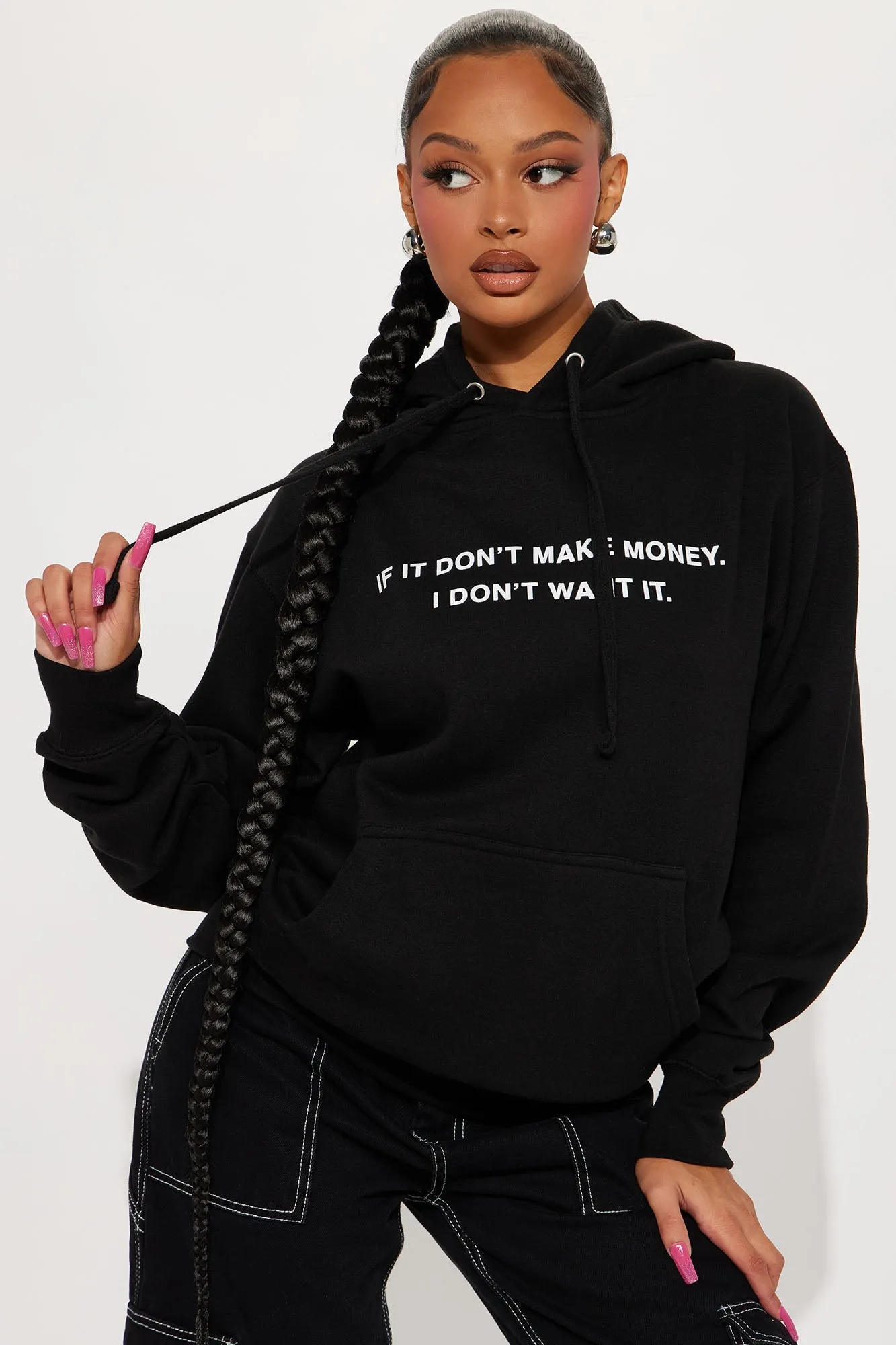 If It Don't Make Money Hoodie - Black