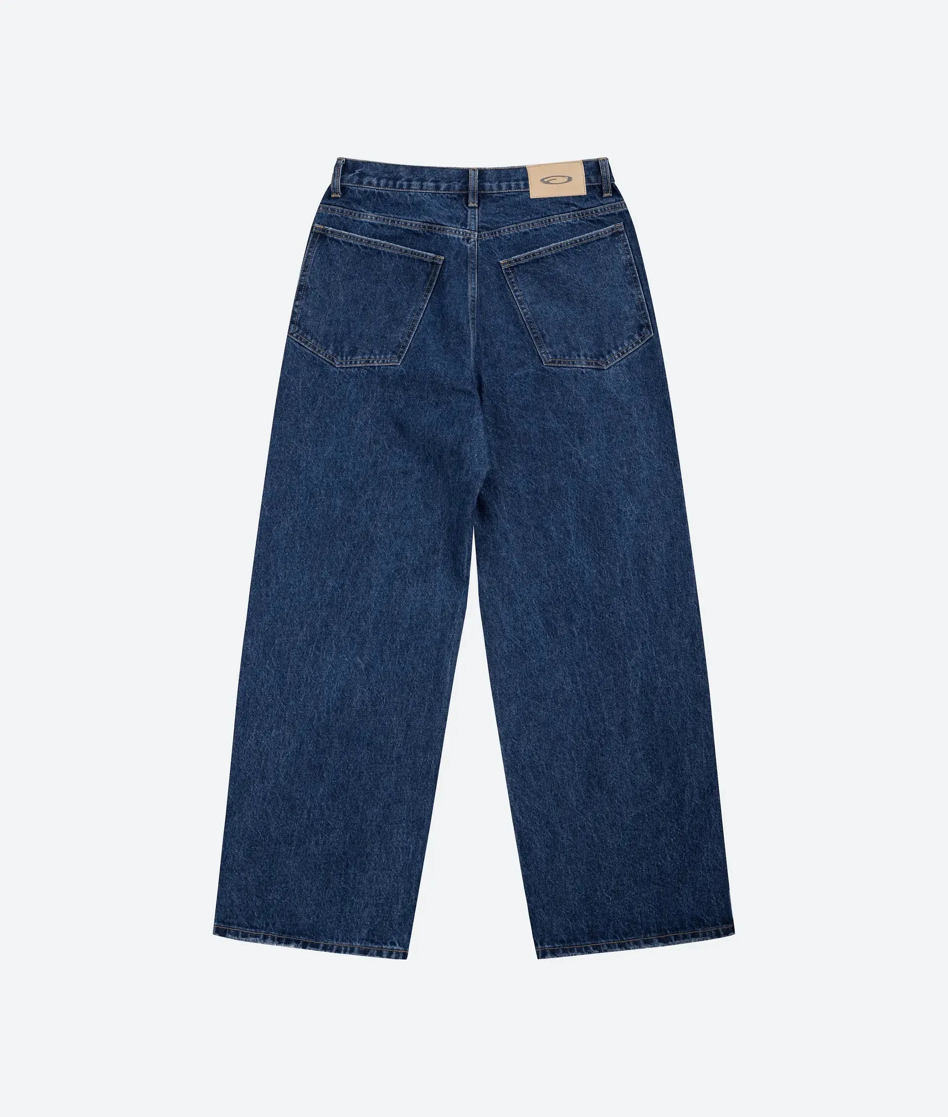 Indigo Wash Baggy Denim