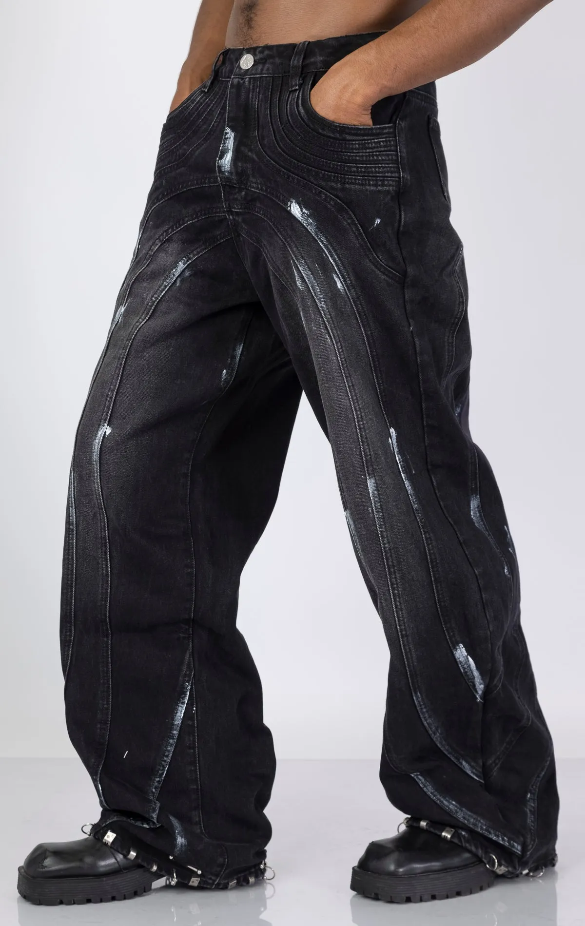 Iron Grey Piercing Baggy