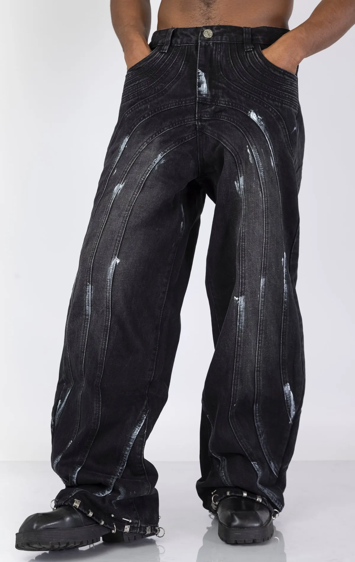 Iron Grey Piercing Baggy