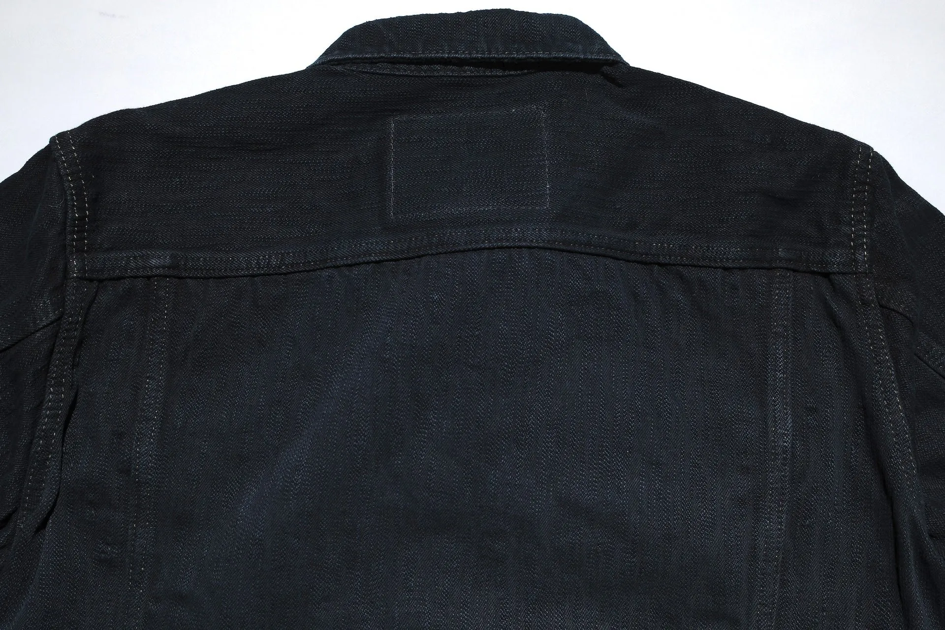 Iron Heart 16oz Black Overdyed Slubby Type 3 Denim Jacket