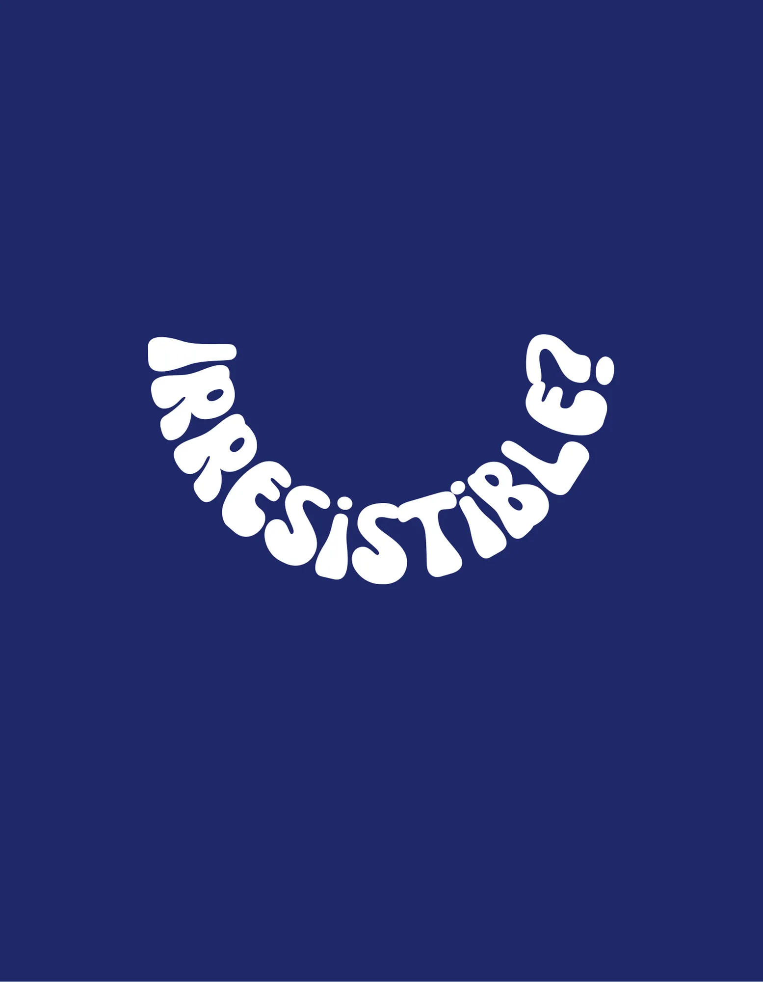 Irresistible Royal Blue Oversized Fit Unisex T-Shirt
