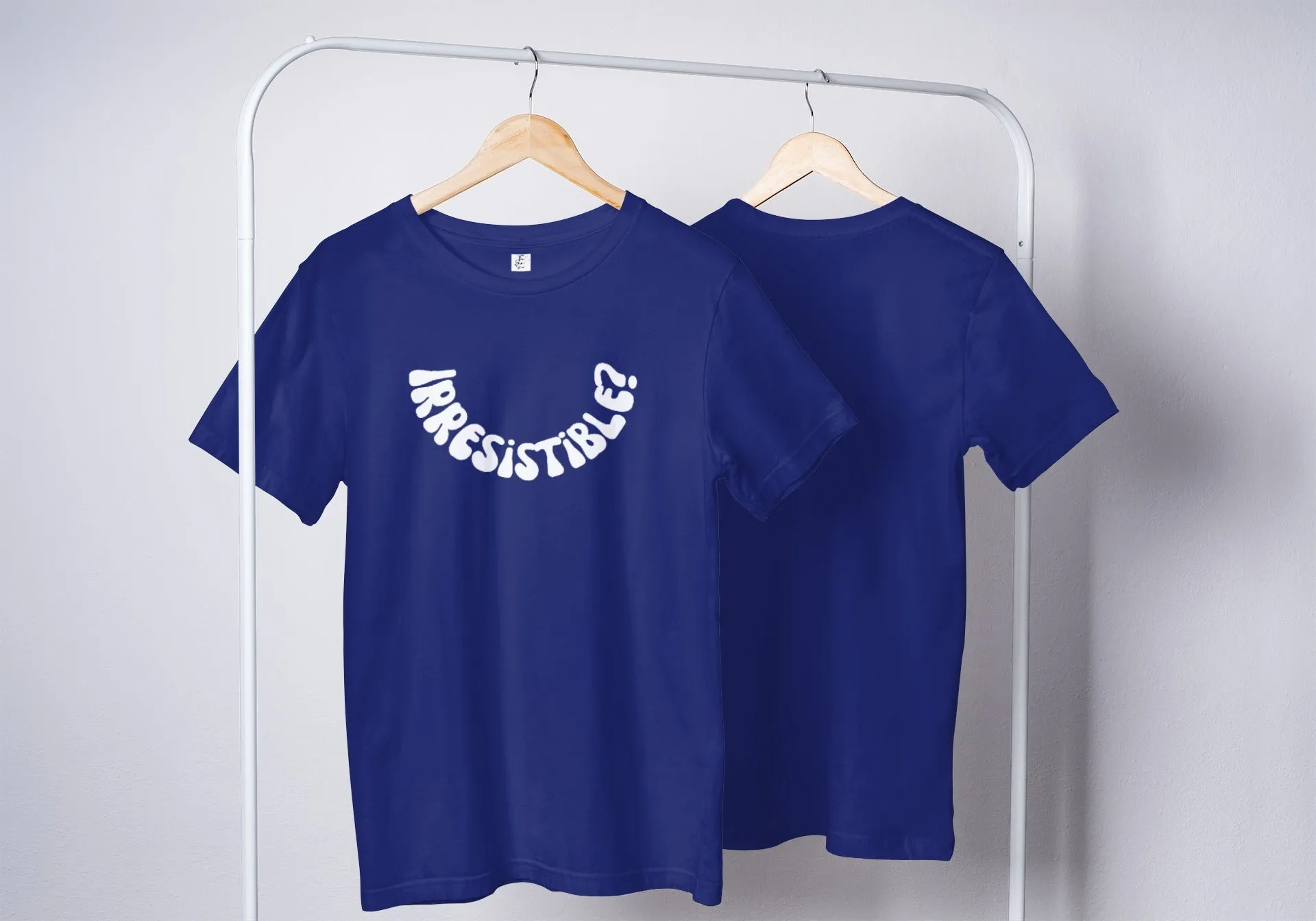 Irresistible Royal Blue Oversized Fit Unisex T-Shirt