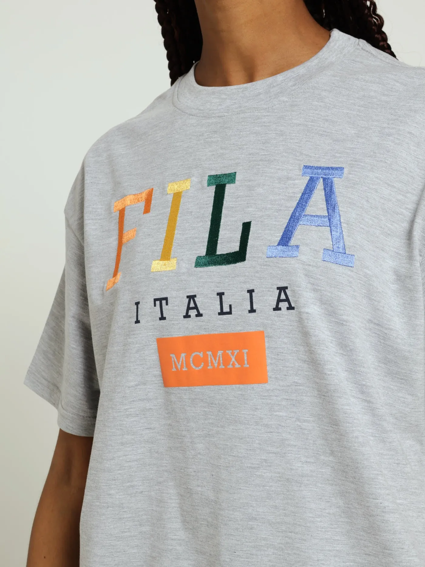 Isabel Oversized Tee - Grey