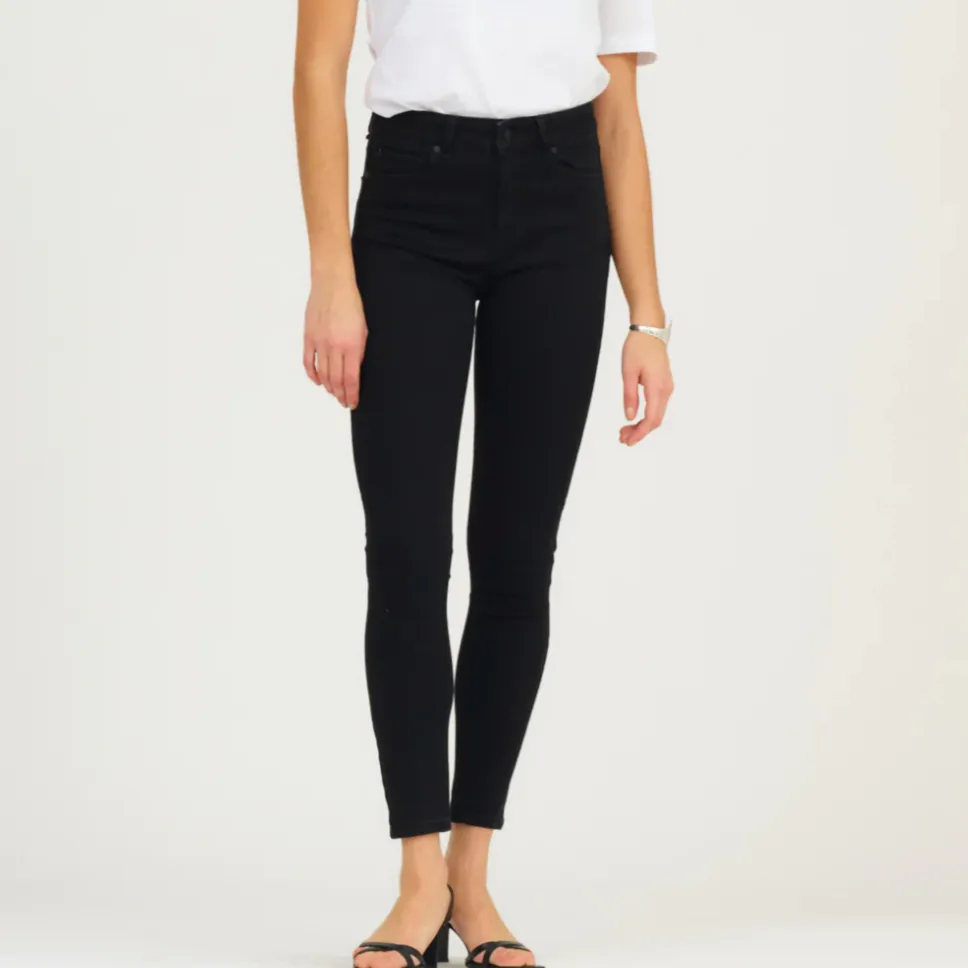 Ivy Alexa Ankle Cool Black Jean