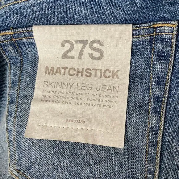 J. Crew Matchstick Skinny Leg Jean Size 27S