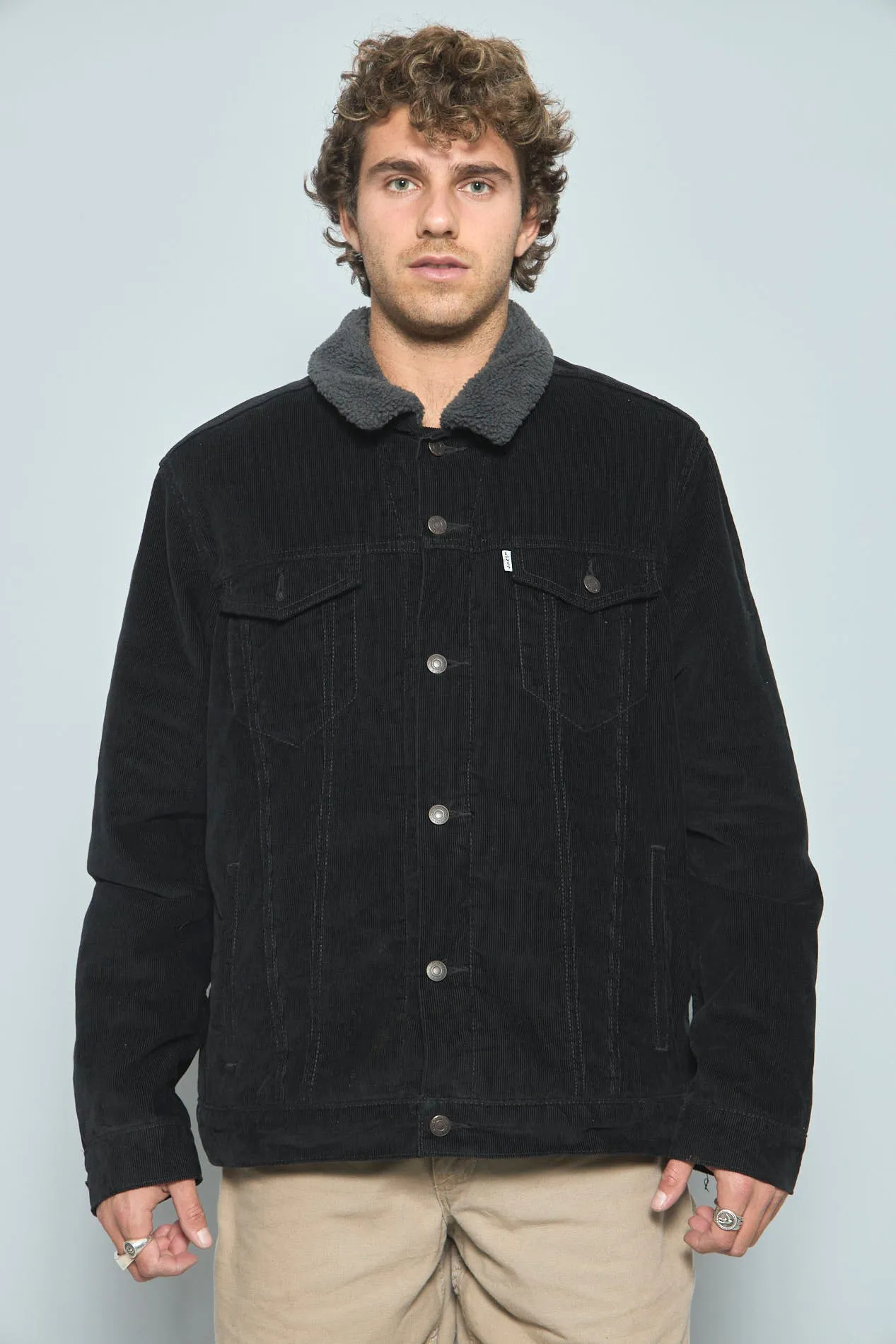 Jacket Negro Levis Talla Xl