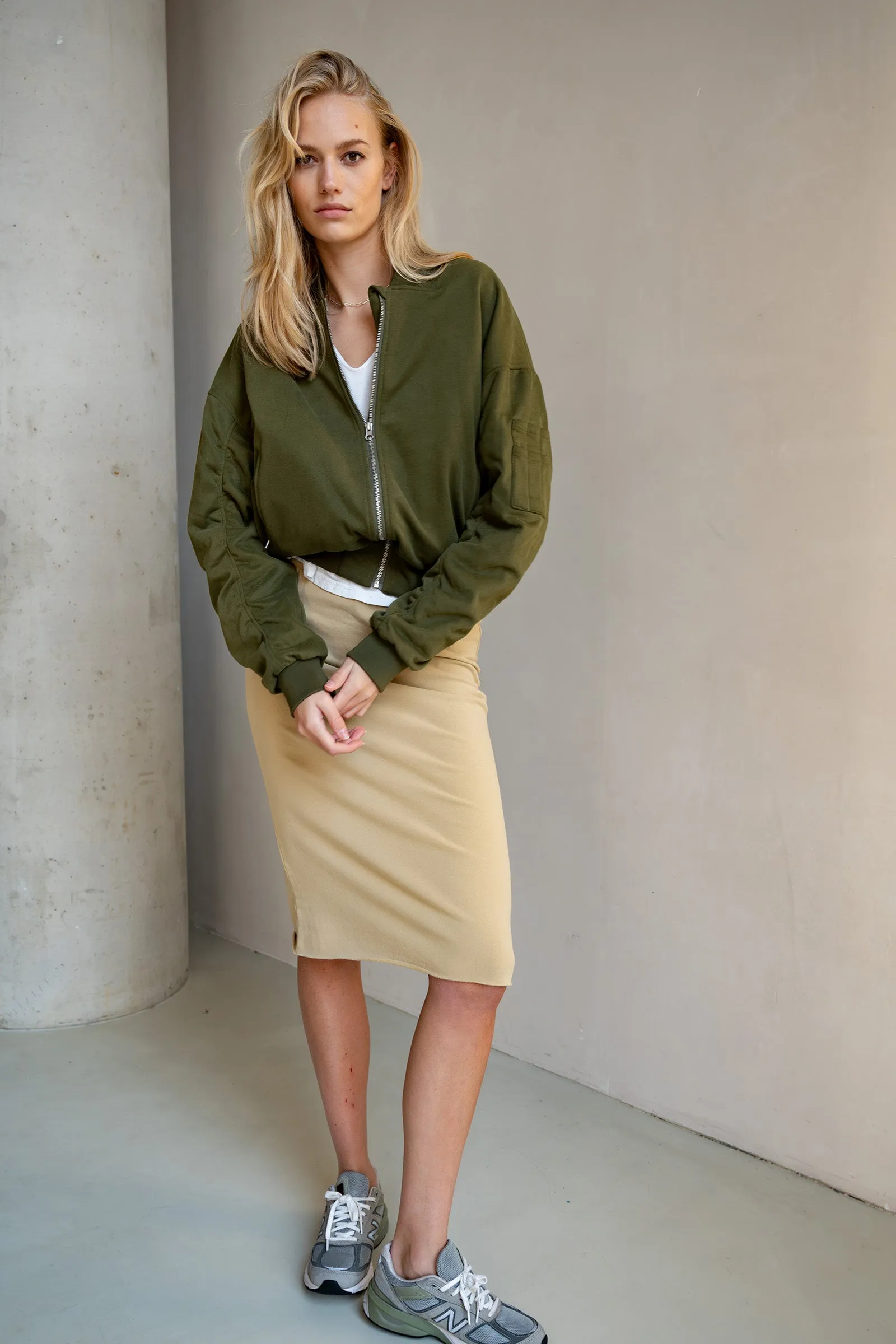 JACKET (S25C232) ALGUE
