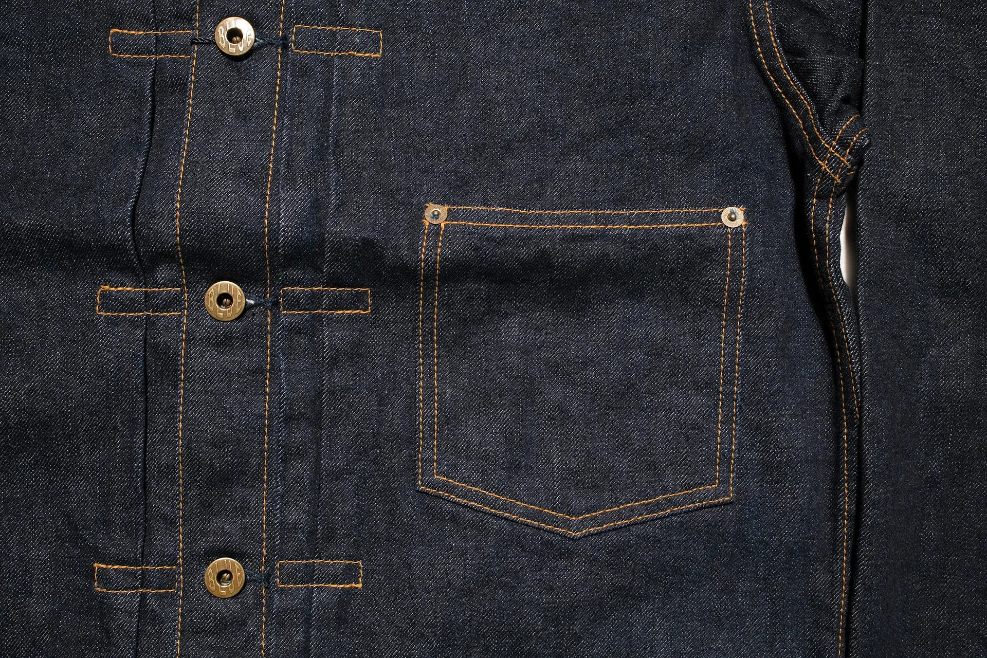 Japan Blue 14.8oz WWII Indigo Dyed Denim Jacket