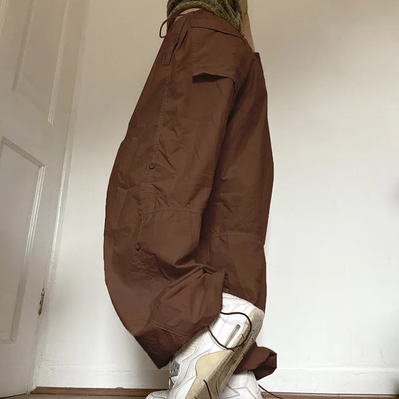 JazzHer Meryem Drawstring Baggy Pants