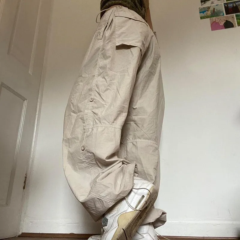 JazzHer Meryem Drawstring Baggy Pants