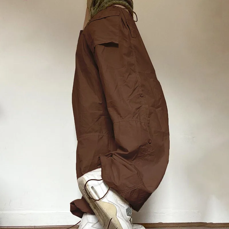 JazzHer Meryem Drawstring Baggy Pants