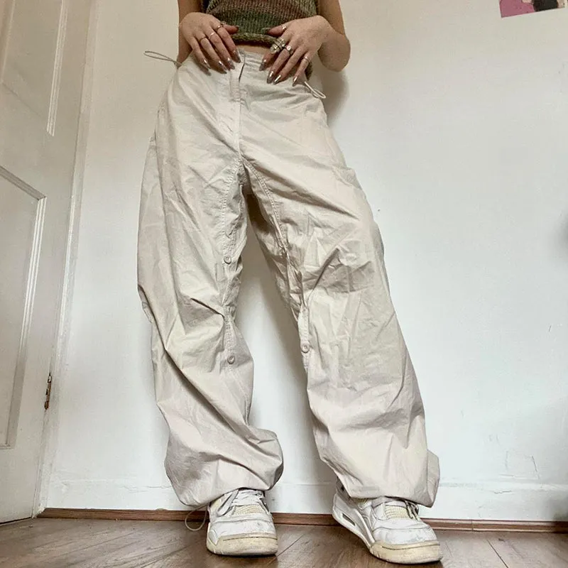 JazzHer Meryem Drawstring Baggy Pants