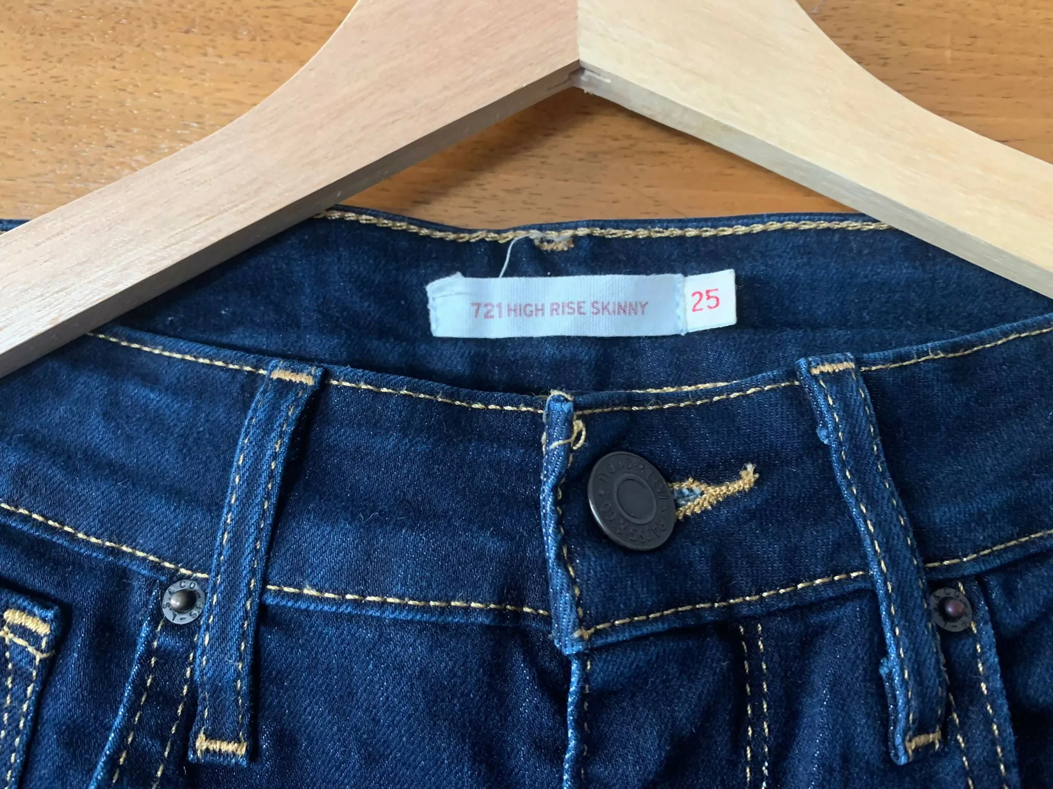 Jeans Levis High rise skinny 25x28