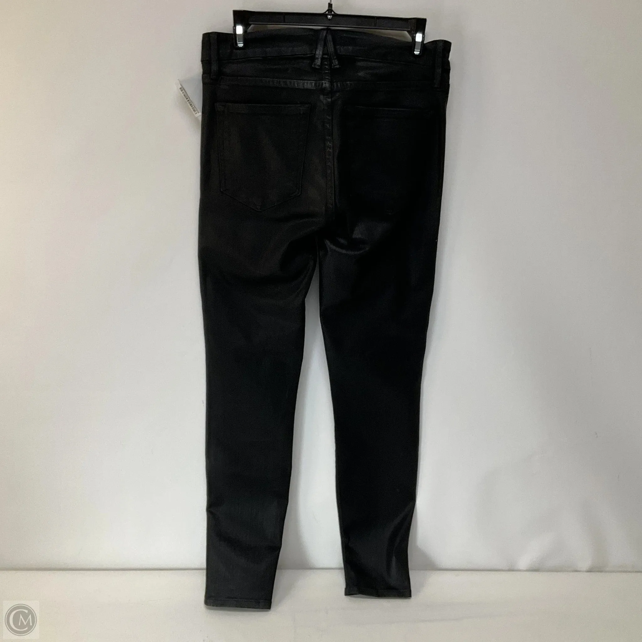 Jeans Skinny By Good American In Black Denim, Size: 4